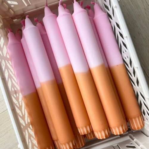 Pink/orange - candle