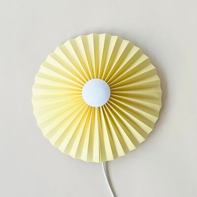 Lámpara de pared - Amarillo pastel