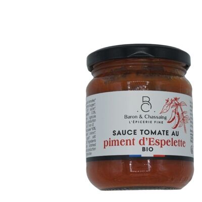 Salsa de tomate ecológico con pimiento de Espelette