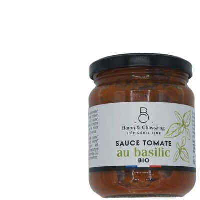 Organic tomato sauce with Basil