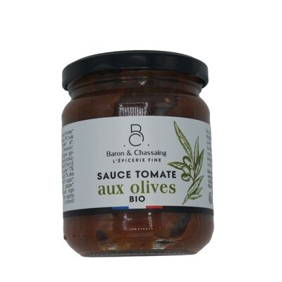 Bio-Tomatensauce mit Oliven