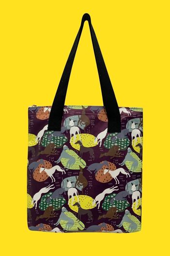 Collection de sacs rétro pour chien Greyhound - Shopper 1