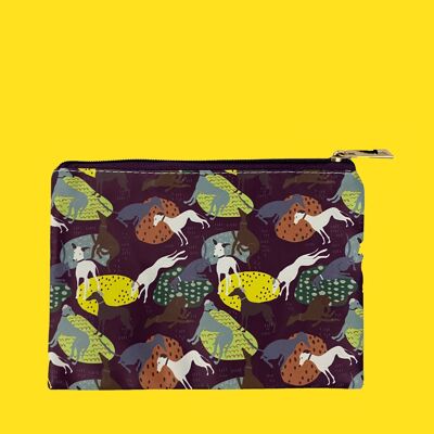 Retro Greyhound Dog Bag Collection - Mini Clutch
