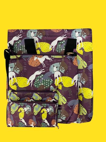 Collection de sacs rétro pour chien Greyhound - Mini pochette 2