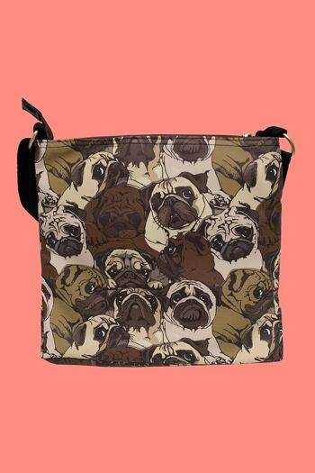 Collection de sacs camouflage Pug Dog - Bandoulière 1