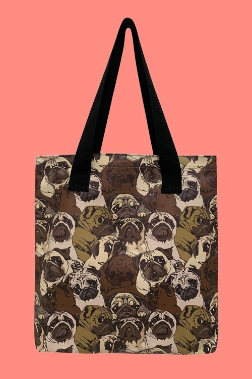 Pug Dog Camo Bag Collection - Shopper