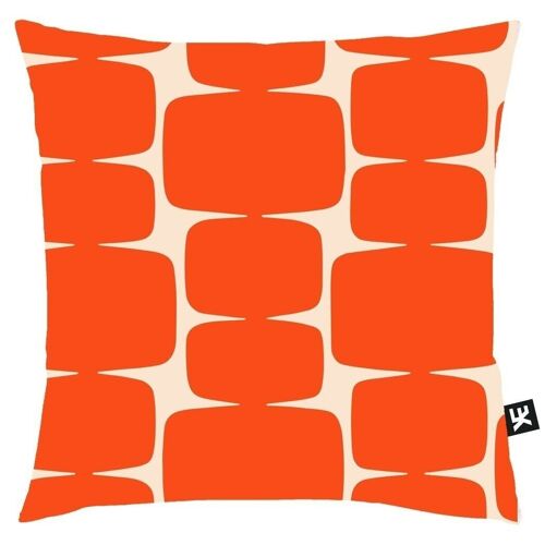 Cushion cover ARNAGE ORANGE | 50x50 | soft velvet
