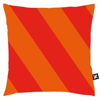 Housse de coussin MIRA ORANGE | 50x50 | velours doux