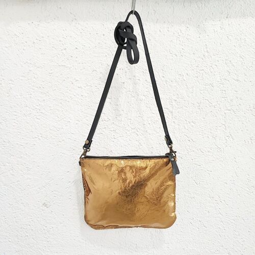 Mini Bag Glam Piel Oro