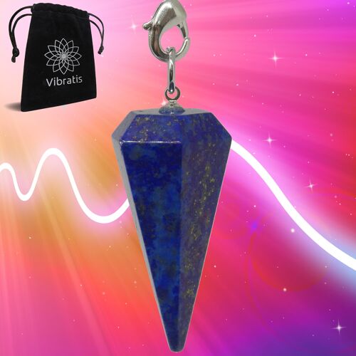 Pendule divinatoire de radiesthésie - Cône lapis lazuli