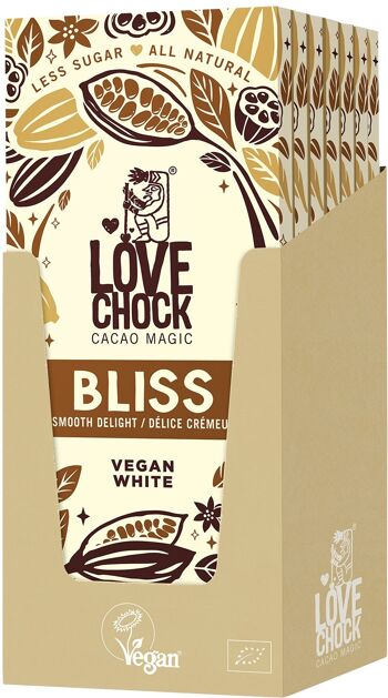 Chocolate Vegan Lovechock BLISS creamy delight 70 g organic 3