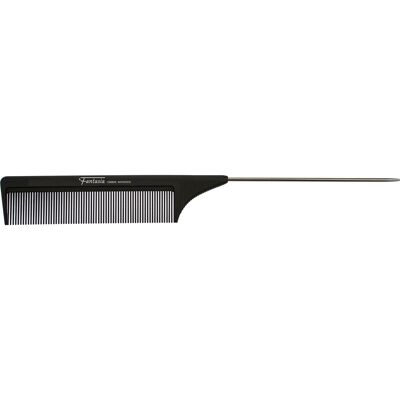 Needle comb, fine, carbon anthracite length 23 cm