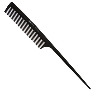 Peigne de queue, fin, carbone anthracite Longueur 22,5 cm