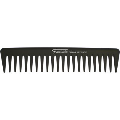 Styling comb, coarse, carbon anthracite length 19 cm