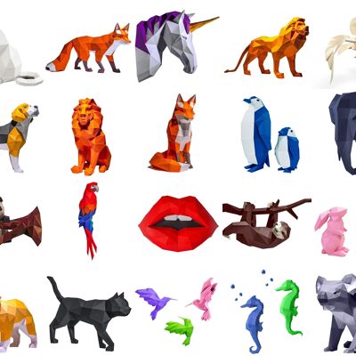 Papercraft World - Artigianato fai-da-te - Ornamenti di carta 3D