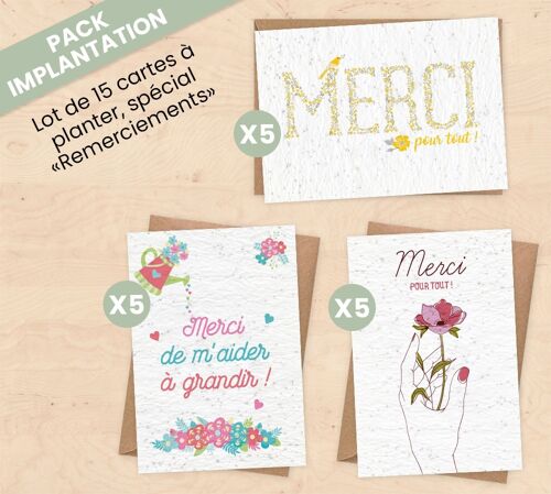 OFFRE D'IMPLANTATION PACK MERCI - fin d'année scolaire