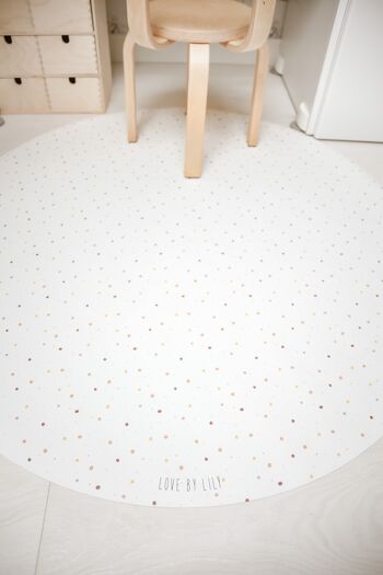 Love by Lily - tapis anti-éclaboussures - Goldmine rond 3