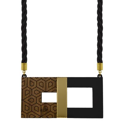 Collier Cube Blocs