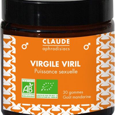 Virgile Viril - 30 Fruchtgummis - Nahrungsergänzungsmittel - Sexuelle Leistungsfähigkeit