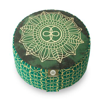 Coussin de Méditation Style Chakra Vert 2