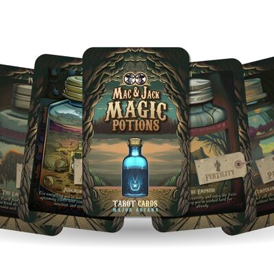 Pociones Mágicas Mac & Jack - Cartas del Tarot - Arcanos Mayores