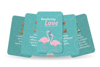 Manifesting Love - Cartes d'affirmation pour attirer l'amour 1