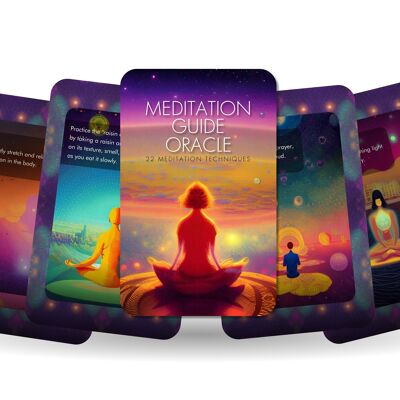 Guida alla meditazione Oracle - Schede di meditazione