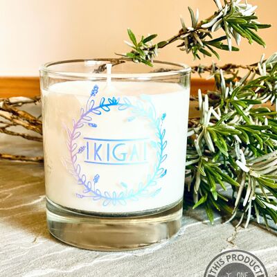 Firma IKIGAI: candele e fusioni di cera di soia di cipresso, verbena e ylang ylang