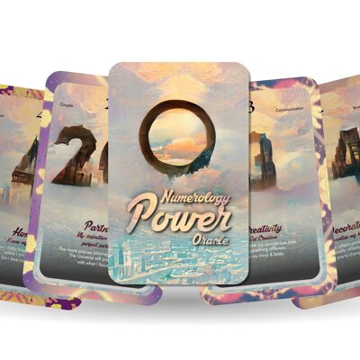 Numerology Power Oracle - Cartes de numérologie