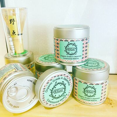 IKIGAI Organic Ceremonial Grade A Japanese Matcha Tea
