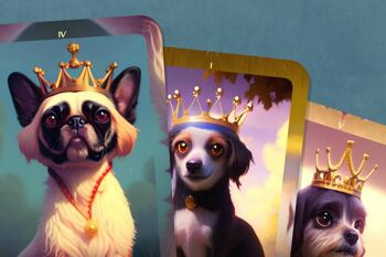 Tarot des chiens royaux - Arcanes majeurs 4