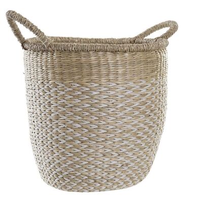 SEAGRASS BASKET 30X30X30 NATURAL DC194933