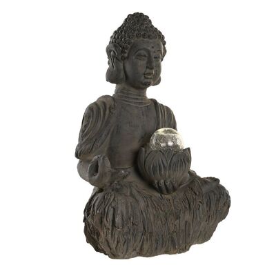 MAGNESIA FIGURE 37.5X26.5X54.5 LAMPE SOLAIRE NOIRE FD200851