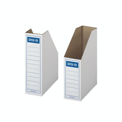 Portariviste in folio esteso bianco ad alta capacità