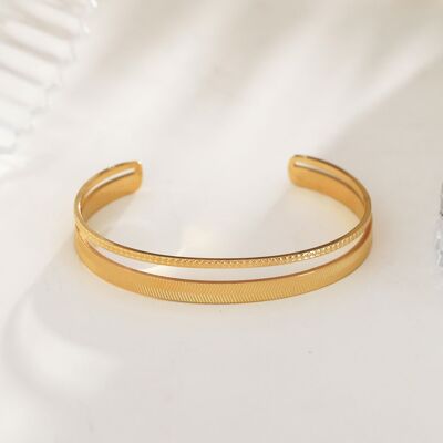 Space bangle/cuff bracelet