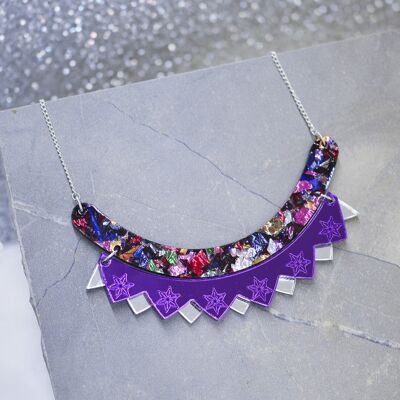 Colour Pop Bib Necklace - Confetti
