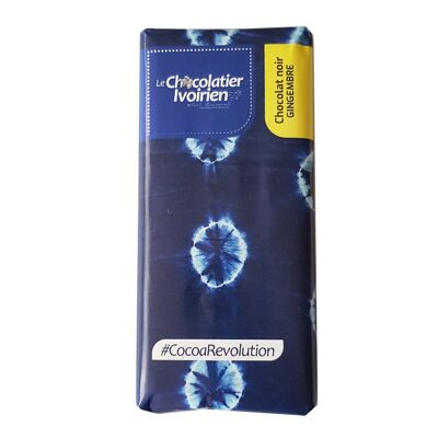 Tableta de chocolate "Tabl'ivoire noir Jengibre 80%" 100g