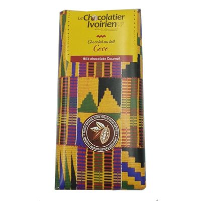 Chocolate bar "Tabl'Ivoire coconut milk 40%" 100g