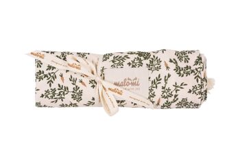 ANGLAISE 100% BAMBOU VERT FLORAL 1
