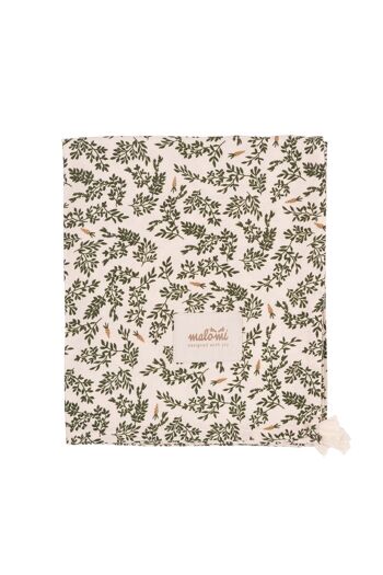 ANGLAISE 100% BAMBOU VERT FLORAL 2
