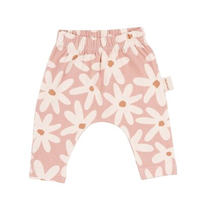 PANTALONI ORGANIC BLUSH DAISIES 56-62