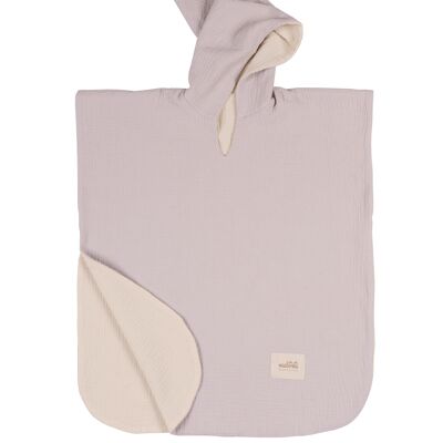 PONCHO MUSLIN GREY S