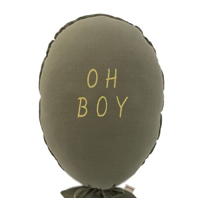 BALLOON CUSCINO FOREST GREEN OH BOY ORO CHIARO