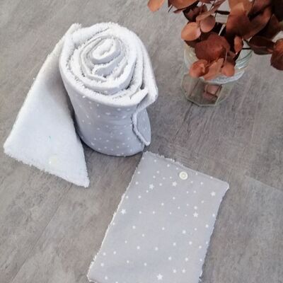 Papier toilette lavable et reutilisable 10 feuilles