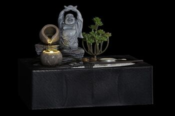 SOURCE RÉSINE LED 29X21X23 BOUDDHA 2 ASSORTIMENT. FU203445 3