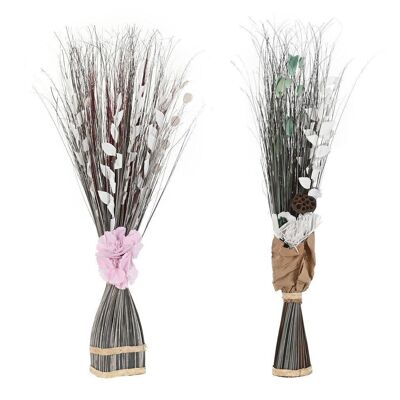 BOUQUET EN FIBRE DE COCO 35X20X100 2 ASSORTIMENTS. JA184734