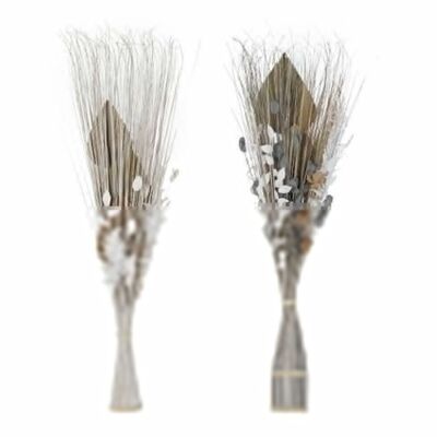 BOUQUET DE FLEURS SECHEES 40X40X150 2 ASSORTIMENTS. JA192773