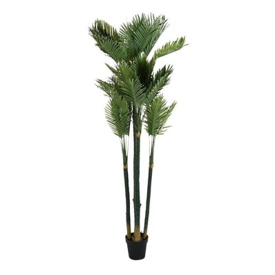 PLANT POLYESTER PP 100X100X230 GREEN PALM TREE JA200541