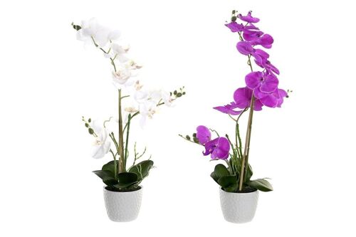 MACETA PORCELANA TELA 18X18X60 ORQUIDEA 2 SURT. JA202042