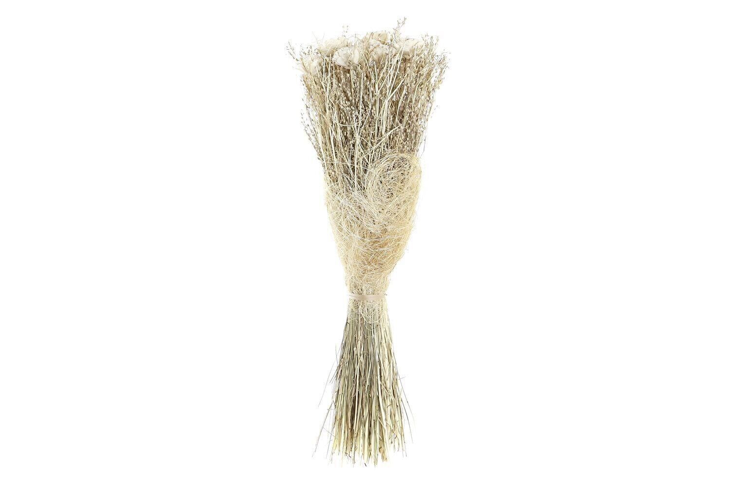 TROCKENBLUMENSTRAUß 17X17X53 EINZELN BELI NATUR JA202065